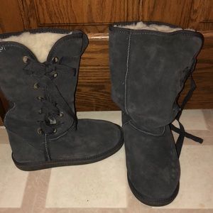 Winter Emu fur insulated boots